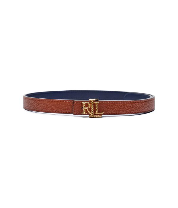 

Ремень женский Lauren Ralph Lauren двусторонний кожаный, коричневый