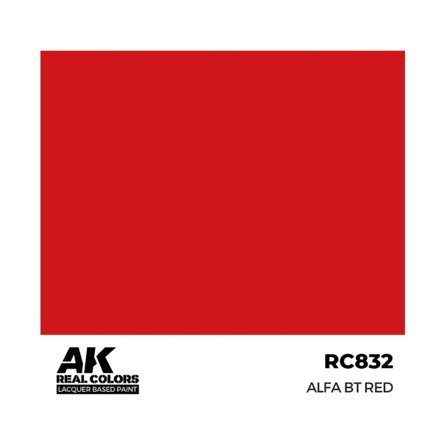 

Альфа БТ Красный, Paint - Real Color, Dropper Bottles (AK-Interactive)