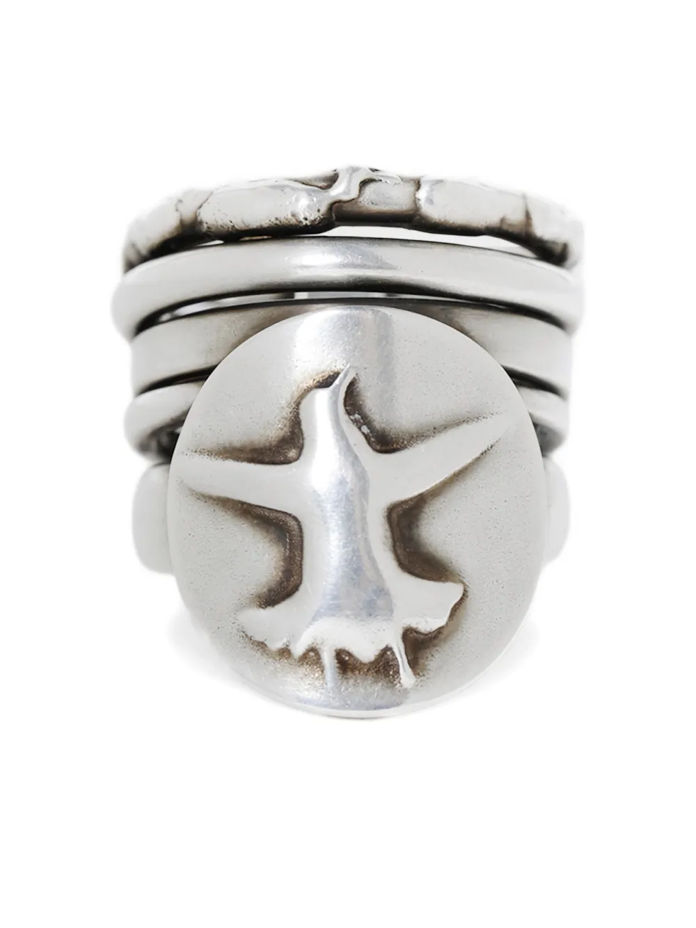 

Кольцо Mossa Flying Bird Ann Demeulemeester, серебряный