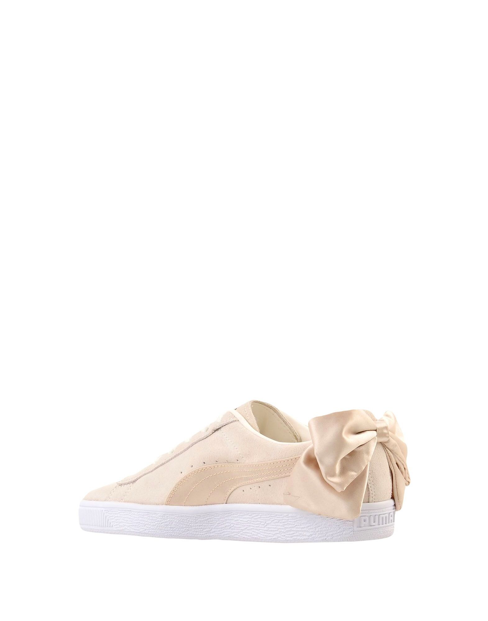 Кроссовки Suede Bow Varsity Wn'S Puma, бежевый — фото 3