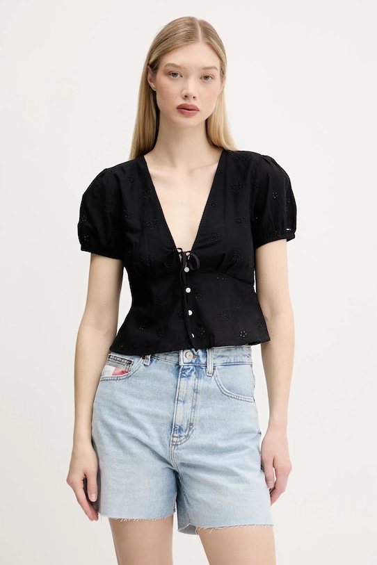 

Блузка Tommy Jeans, черный