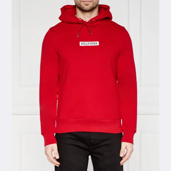 

Толстовка-Коробка монотипного кроя обычного кроя Tommy Hilfiger, красный