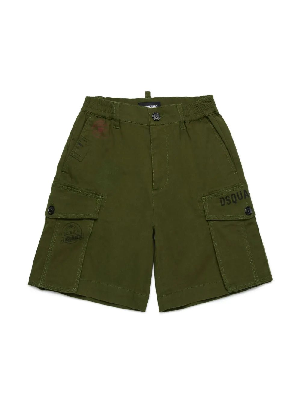 

Шорты карго DSQUARED2 KIDS, зеленый