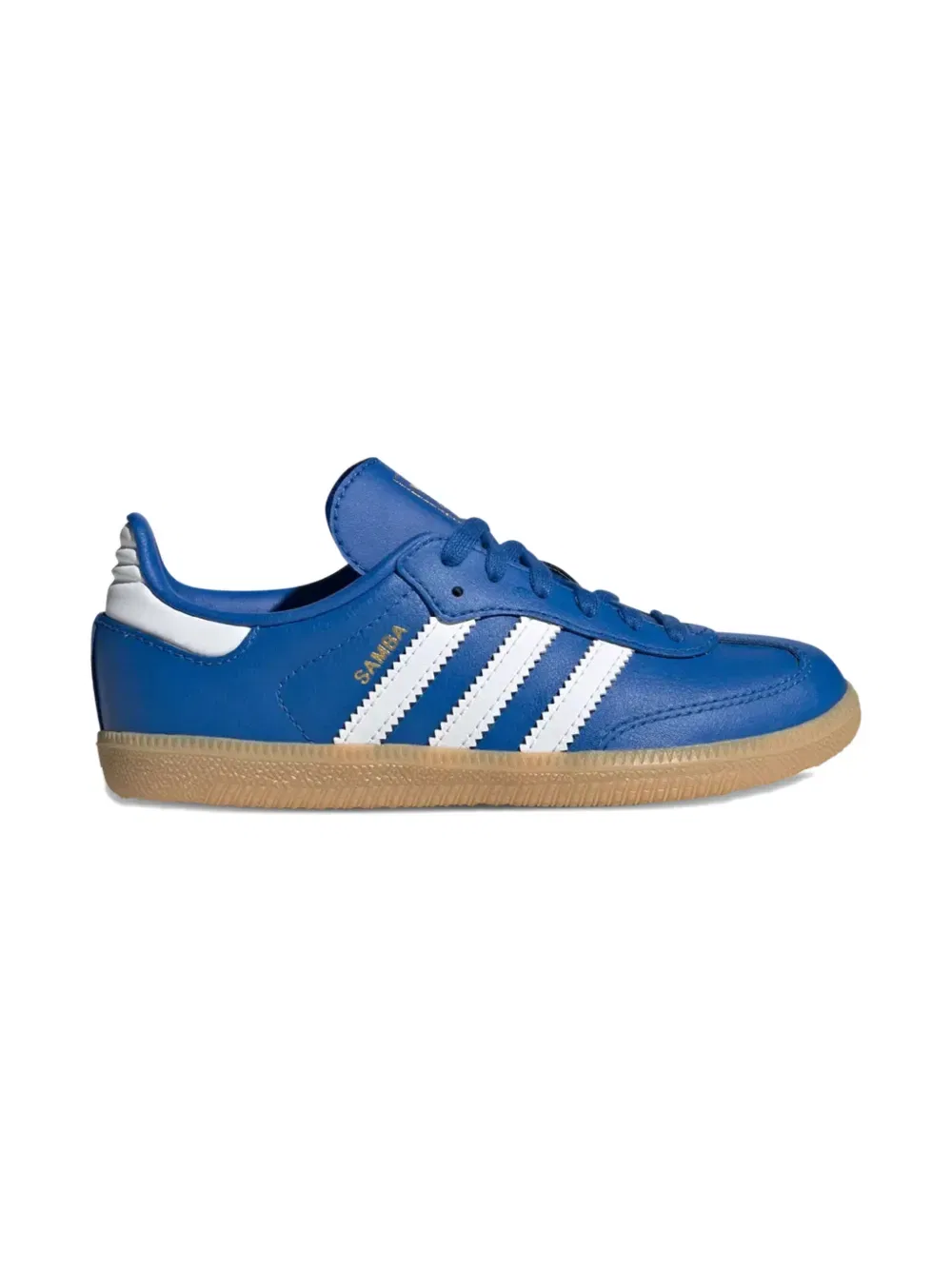 Кроссовки Samba og ps в полоску Adidas Kids, синий