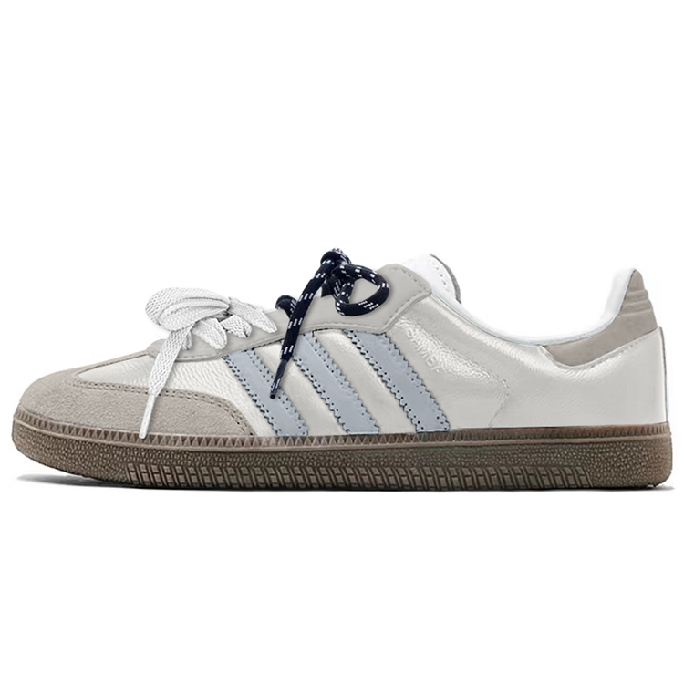 

Кроссовки adidas originals SAMBA OG Skateboarding Shoes Unisex Low-top Gray/White, светло-серый