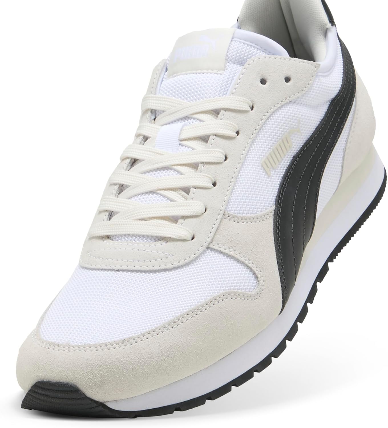 Мужские кроссовки Puma St Miler, белый/черный/серый — фото 2