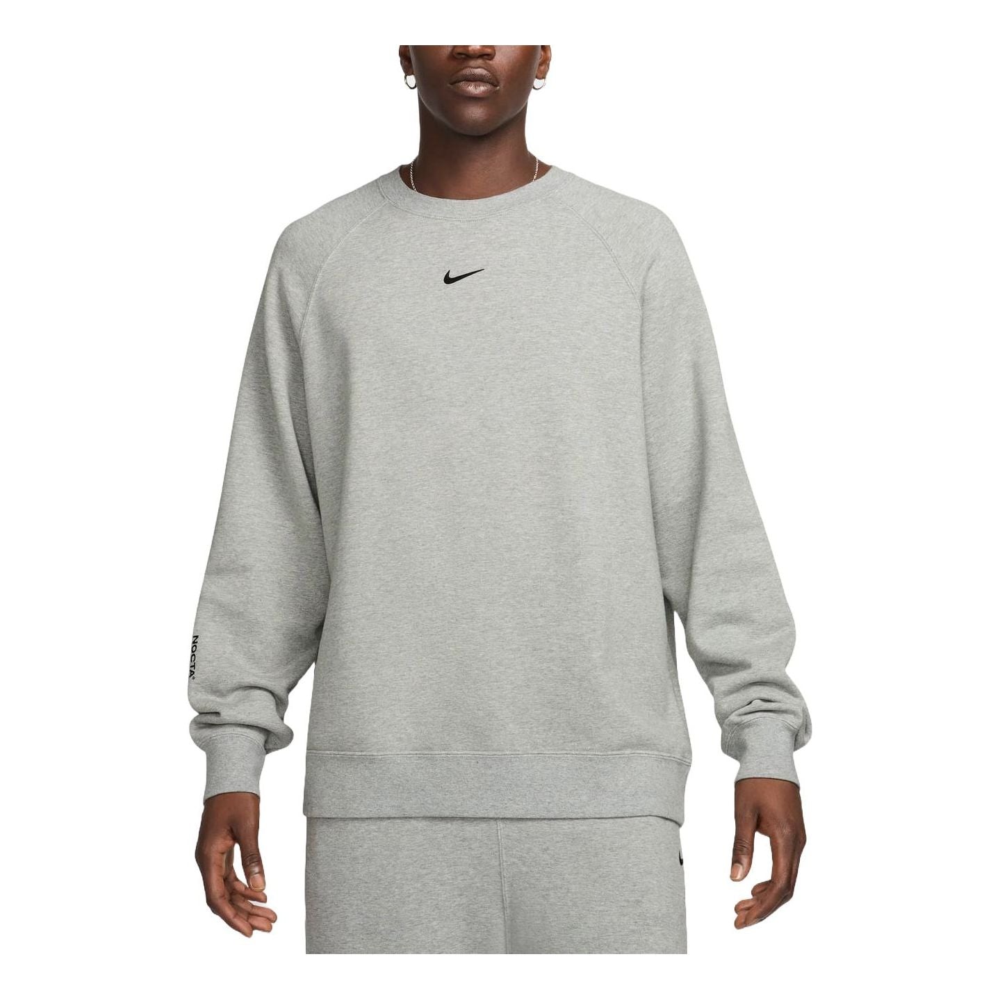 

Спортивная толстовка Nike x NOCTA Fleece CS Crewneck Sweatshirt 'Grey' FN8160-063, серый