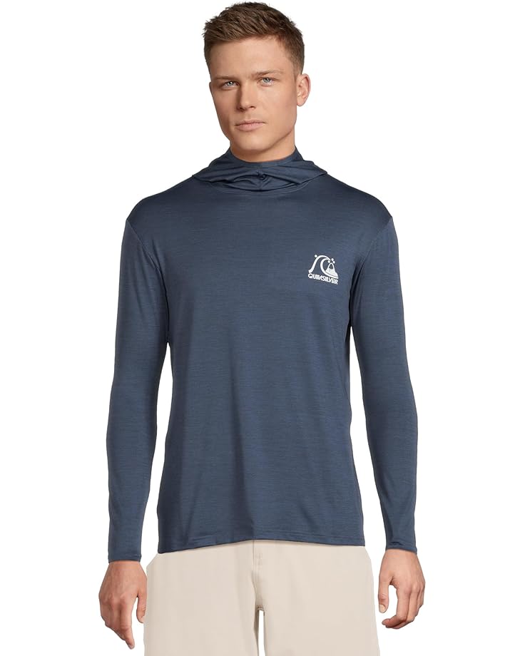 

Мужская толстовка с капюшоном Quiksilver Dna Logo Surf, Navy Heather
