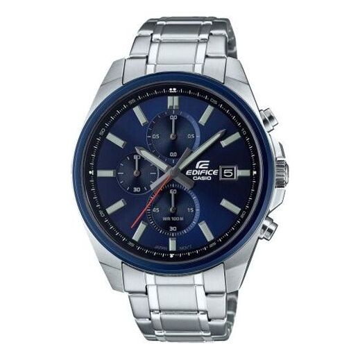 

Часы CASIO EDIFICE Quartz Waterproof Sapphire Crystal Mens Blue Analog, синий