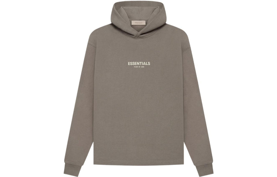 Худи Fear of God Essentials SS22 Relaxed Hoodie 'Desert Taupe', серый — фото 2