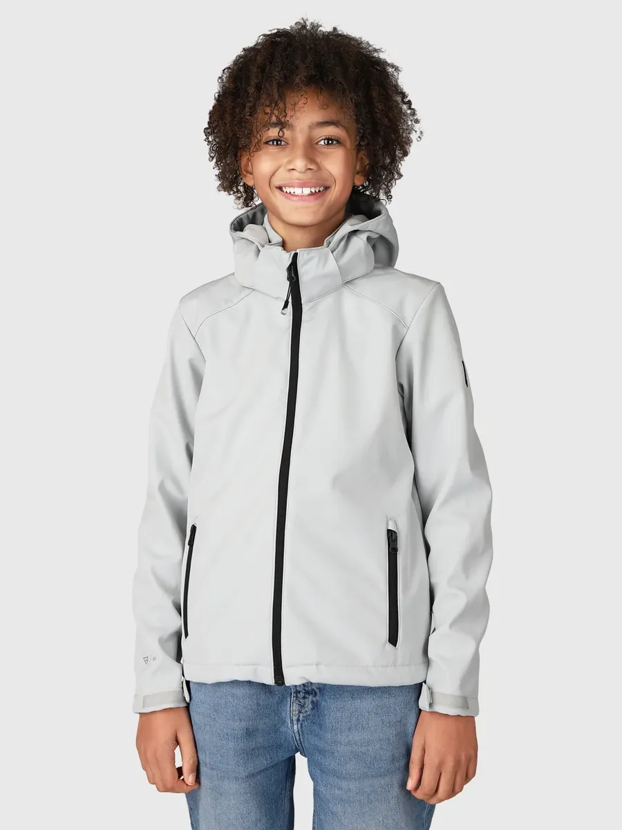 

Куртка Brunotti Softshell "Mippy Boys Softshell Jacket", с капюшоном, серый