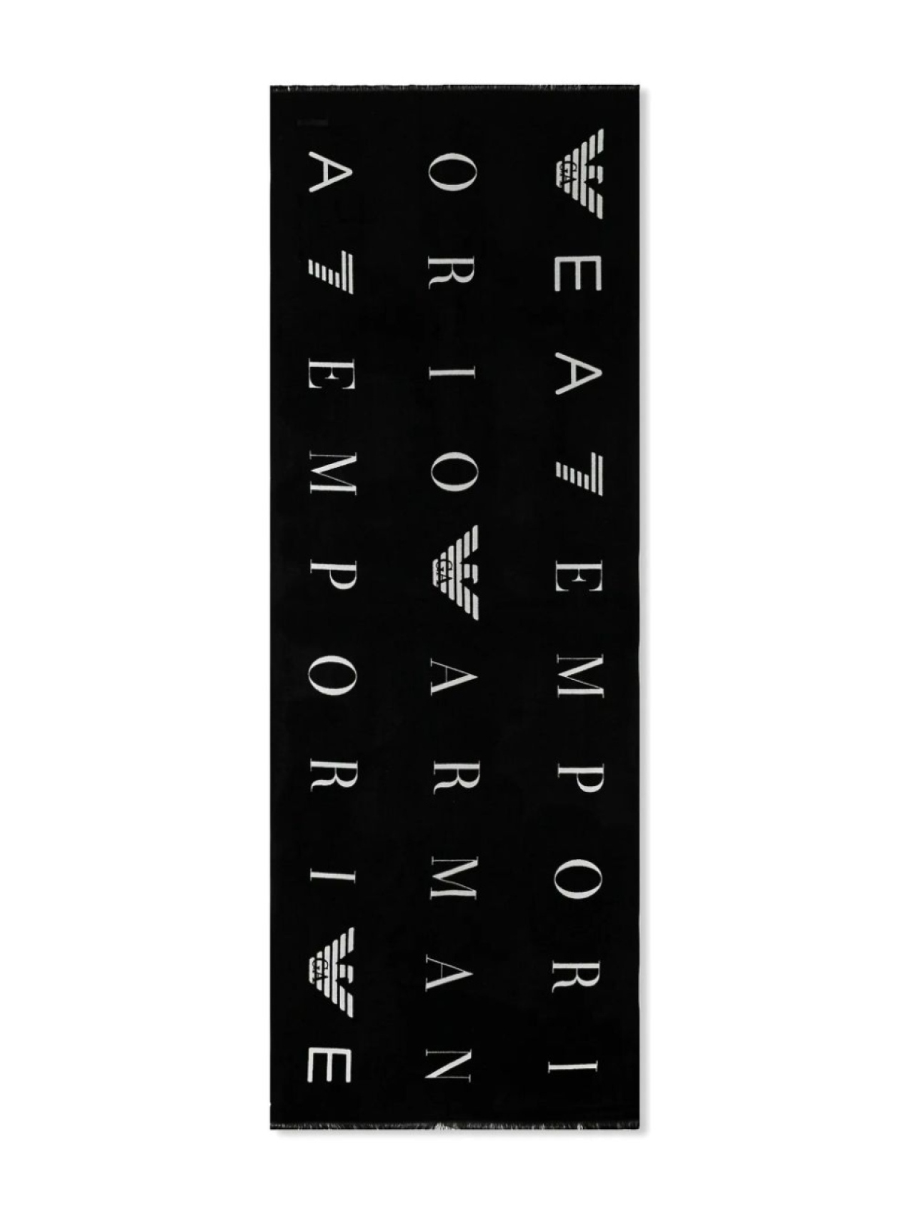 

Ea7 Emporio Armani шарф с логотипом, черный