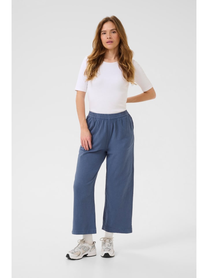 

Kaffe Повседневные брюки KAnaya свободного кроя, винтажный индиго