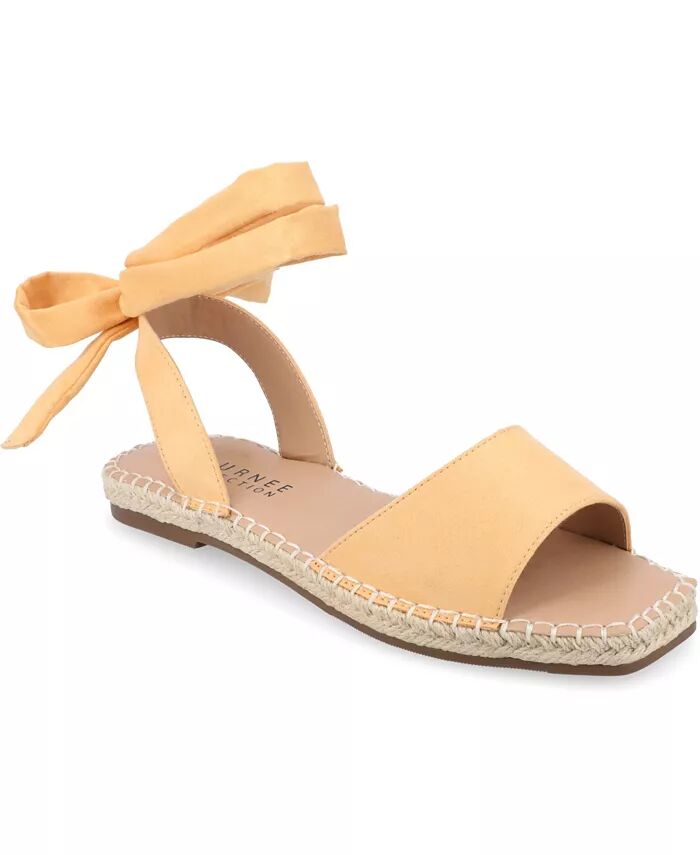 Женские сандалии-эспадрильи Emelie Wide Width Journee Collection, оранжевый