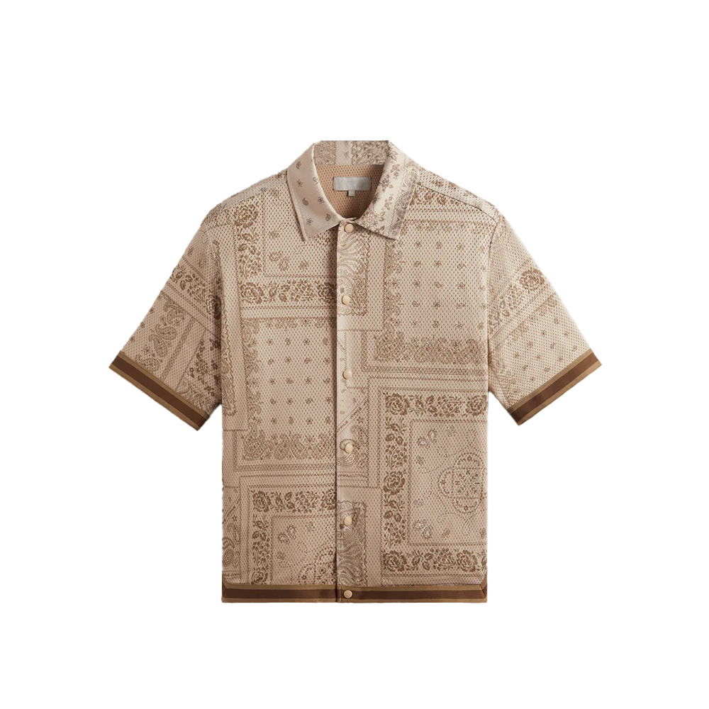 

Рубашка Bandana Mesh Woodpoint KITH, Canvas Brown