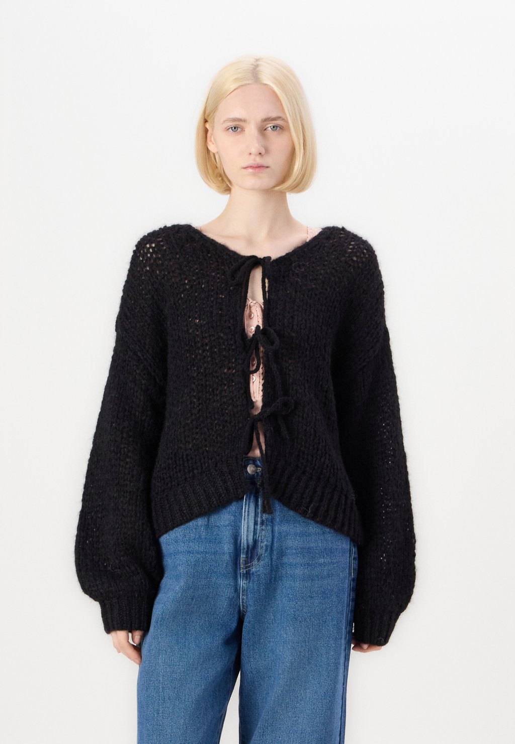 

Кардиган VMALOA BOW CARDIGAN Vero Moda, черный