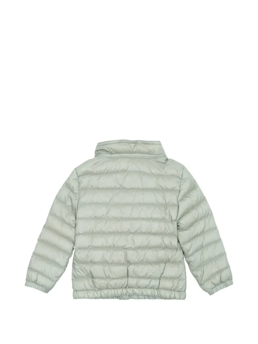 Стеганая куртка с нашивкой-логотипом Moncler Enfant, зеленый — фото 2