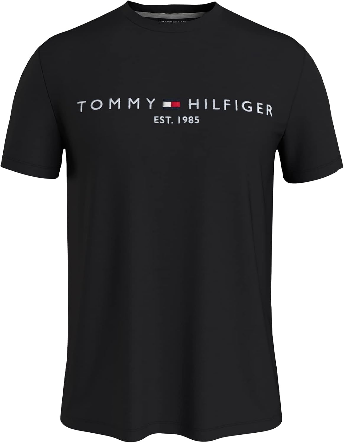 Мужская футболка с коротким рукавом и логотипом Tommy Hilfiger THD, Dark Sable — фото 3