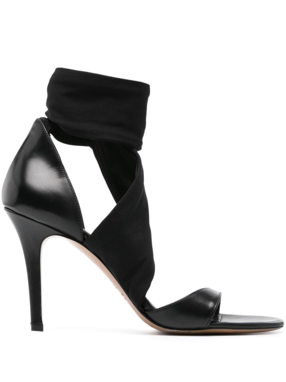 

ISABEL MARANT Askja 105mm leather sandals, черный