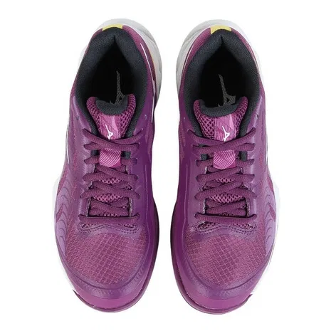 Кроссовки для бадминтона «Wave Fang EL2» от Mizuno, Purple X White — фото 2