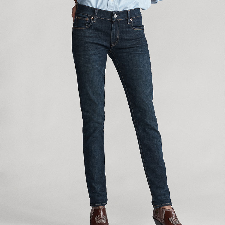 SS22 Tompkins Jeans Женские Темно-синие Polo Ralph Lauren — фото 4