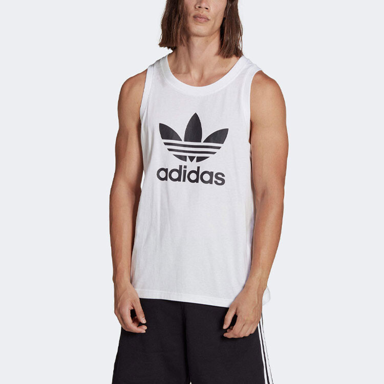 Майка Adicolor для мужчин, белый Adidas Originals, белый — фото 2