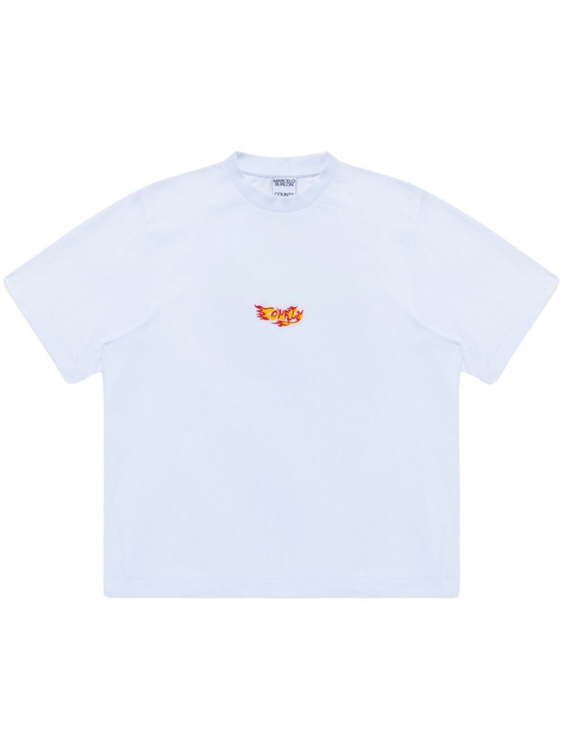 

Футболка County Flame Marcelo Burlon County of Milan, белый