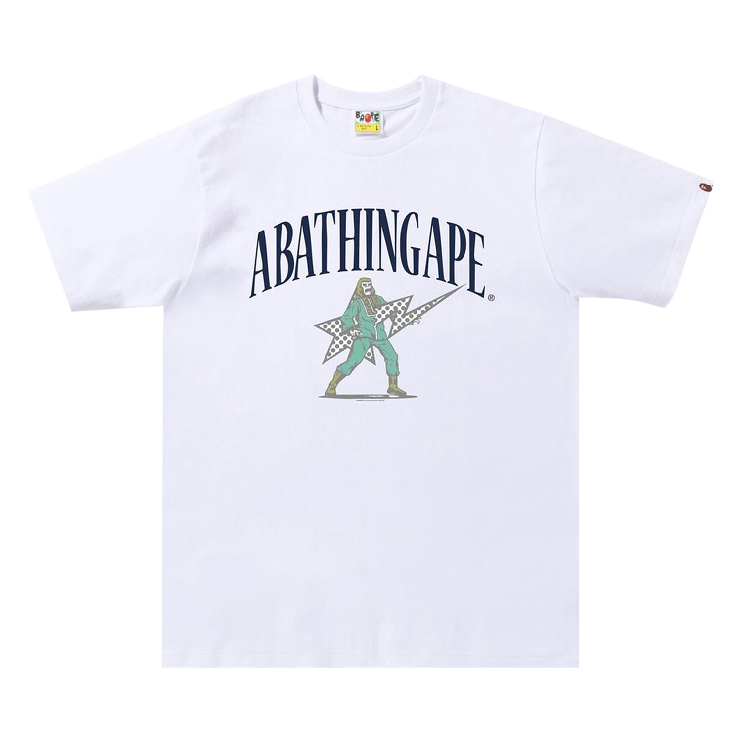 

Футболка с рисунком BAPE Archive #2, Белая
