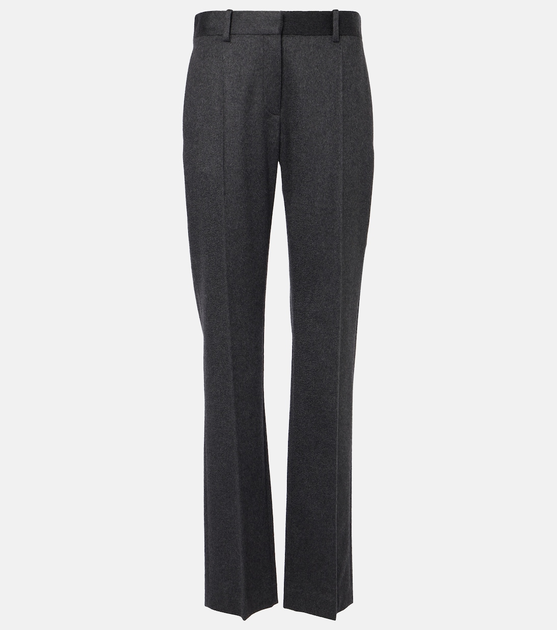 

Прямые брюки из кашемира Selvie The Row, Charcoal Melange