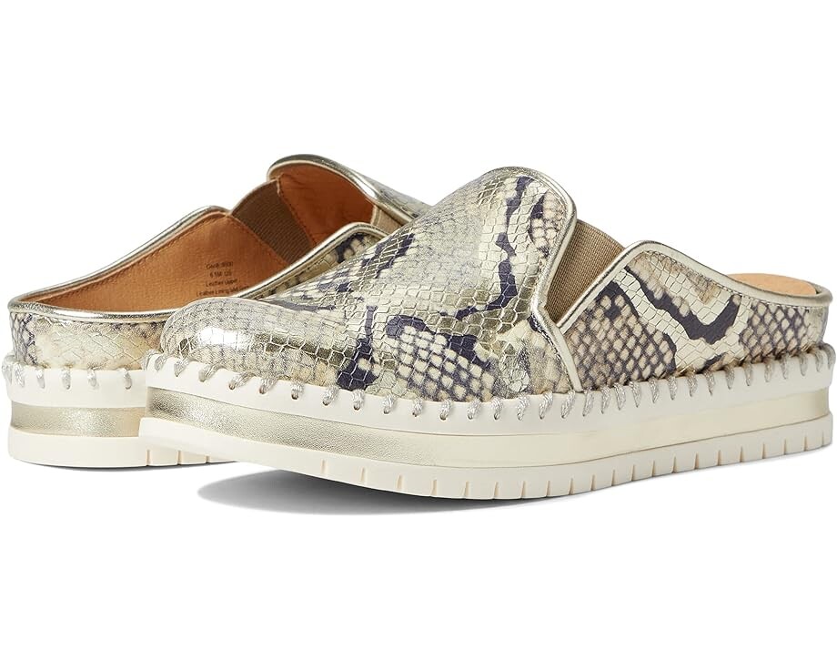 

Лоферы FIVE TRIBE Gentle, цвет Natural Gold Snake