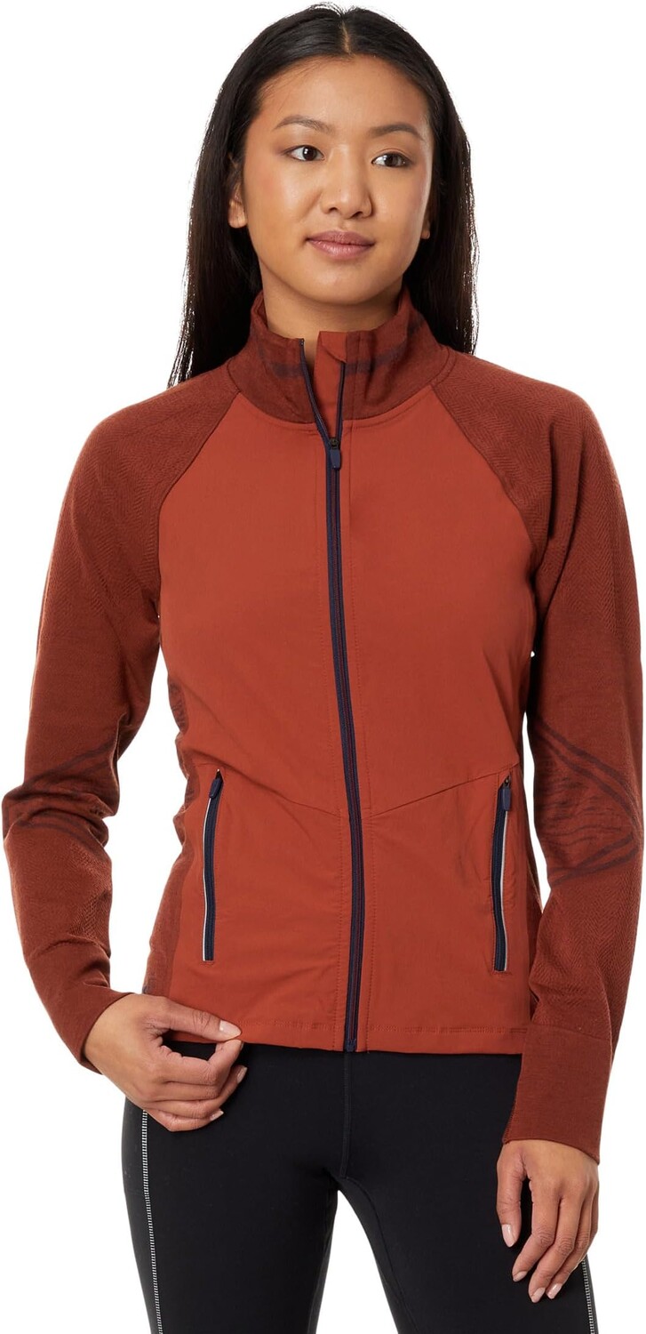

Куртка Smartwool Intraknit Active Full Zip Jacket, цвет Pecan Brown