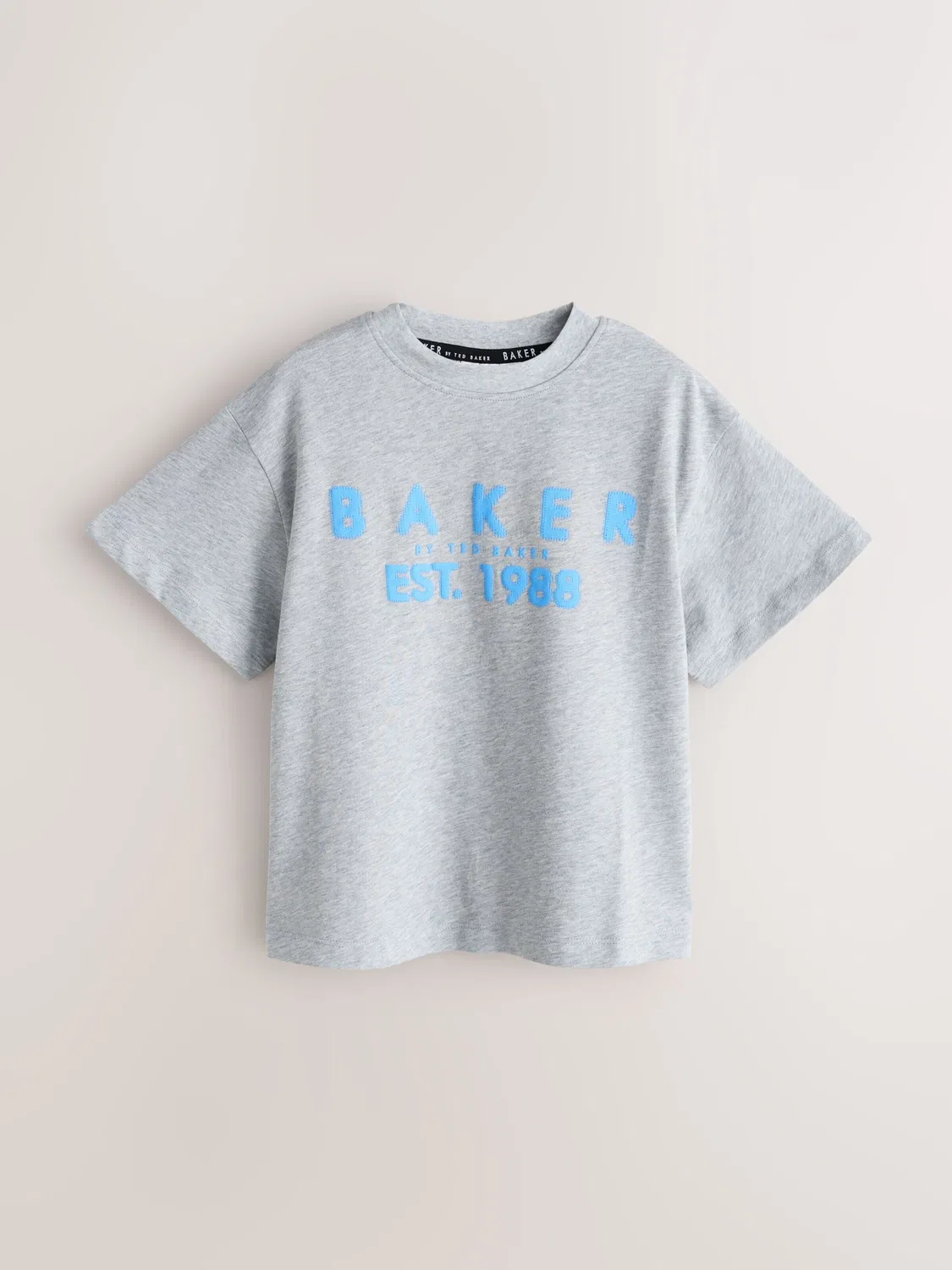 Рубашка Baker by Ted Baker синего темно-синего, серого и белого цветов — фото 4