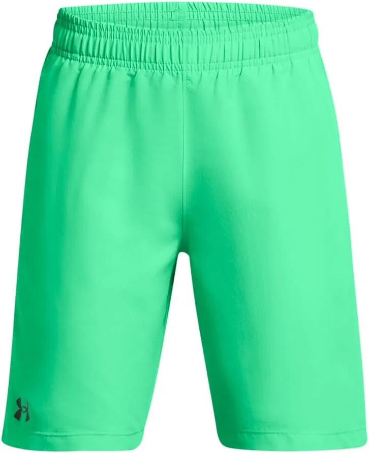 Детские шорты Under Armour Performance Woven Shorts, (299) Vapor Green//Black
