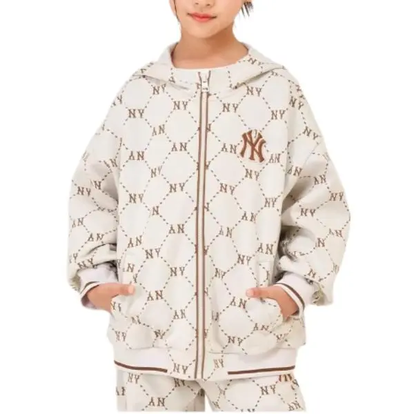 MLB Свитшот FW/AW24 Dark Cream детский — фото 3