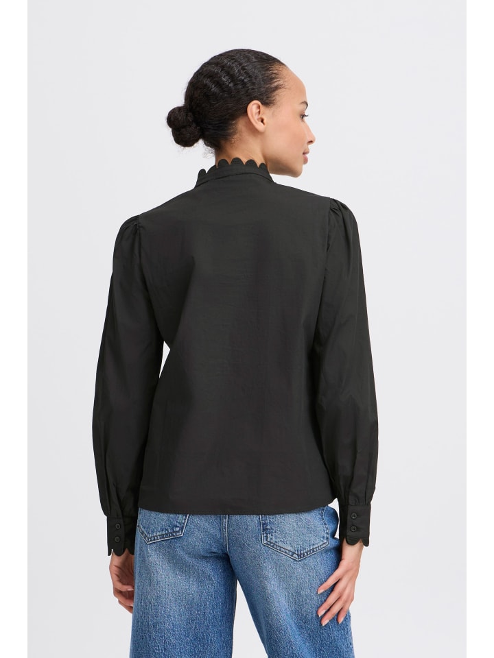 

Блузка с длинными рукавами BYISALU, стандартный крой, черный цвет b. young