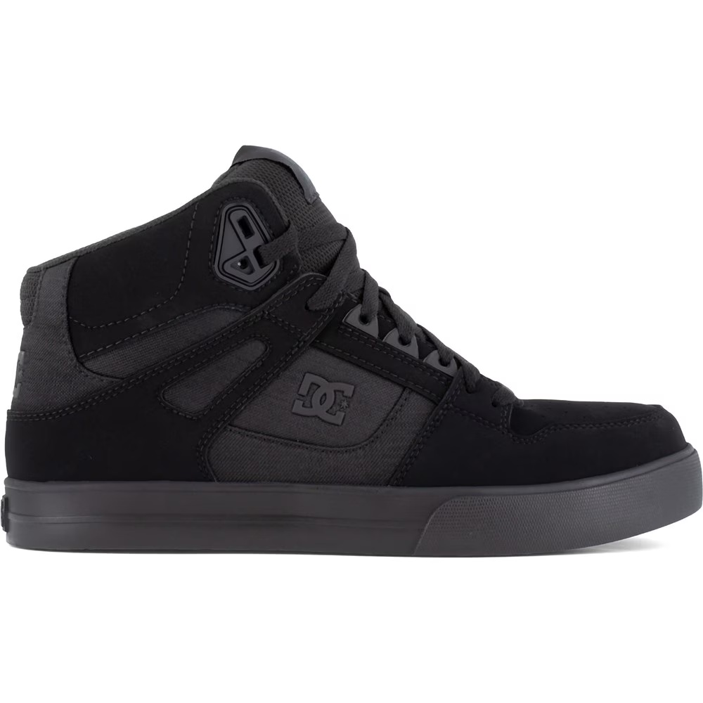 Высокие рабочие кроссовки с композитным носком Dc Shoes, black/dark gray — фото 2