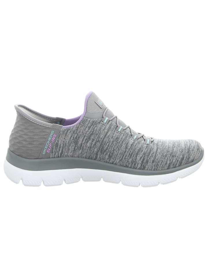 Тапочки Skechers, серый — фото 3