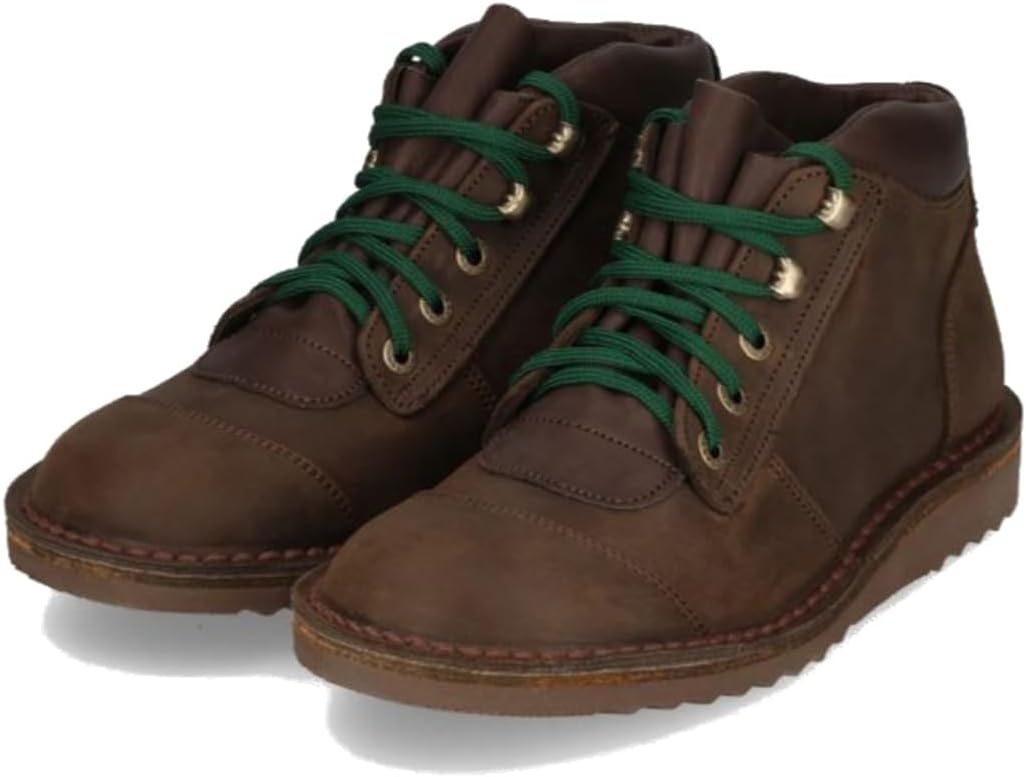 

Мужские ботинки JIM GREEN African Ranger с шнуровкой, водоотталкивающие, из кожи полного зерна, для работы или походов, Houston Brown