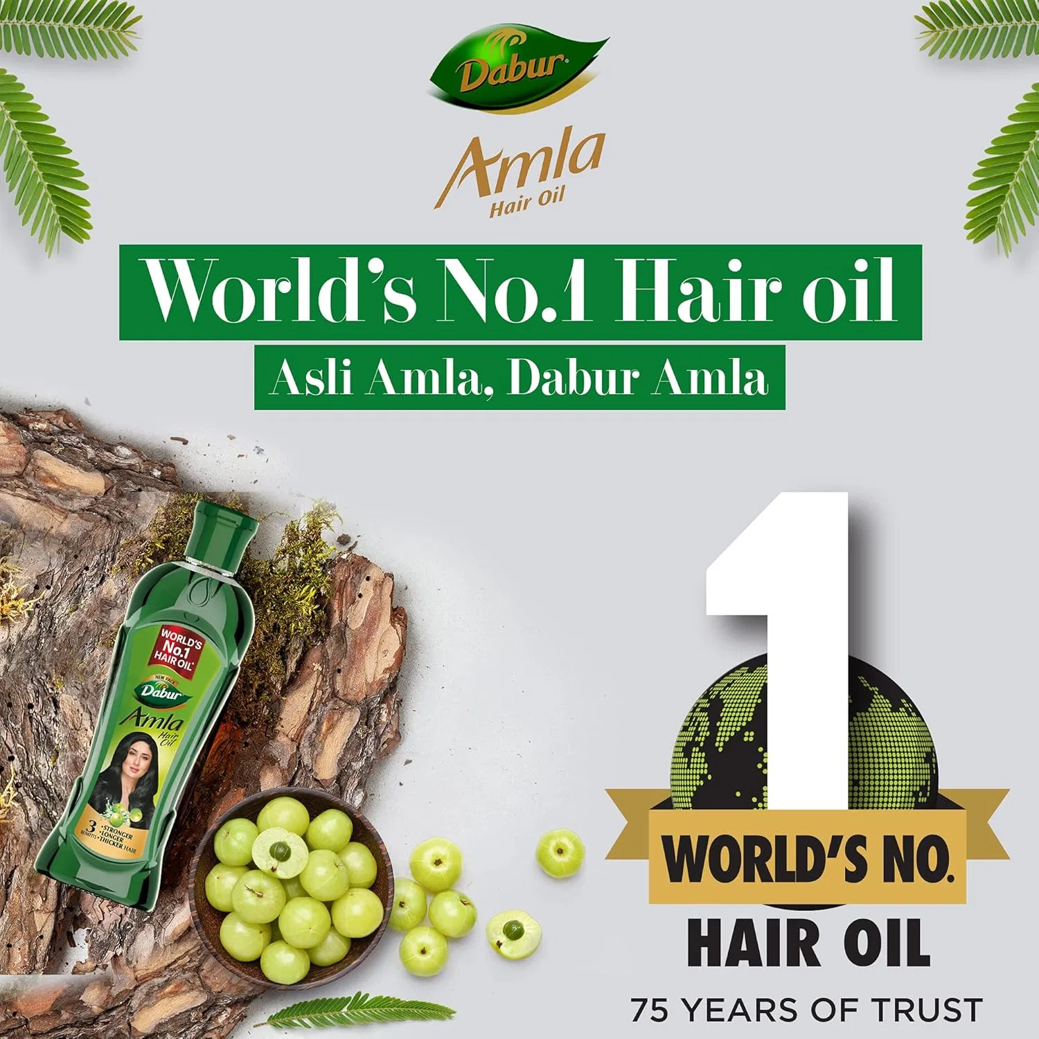 Масло для волос амла «Amla Hair Oil» 450 мл от Dabur Dabur — фото 3