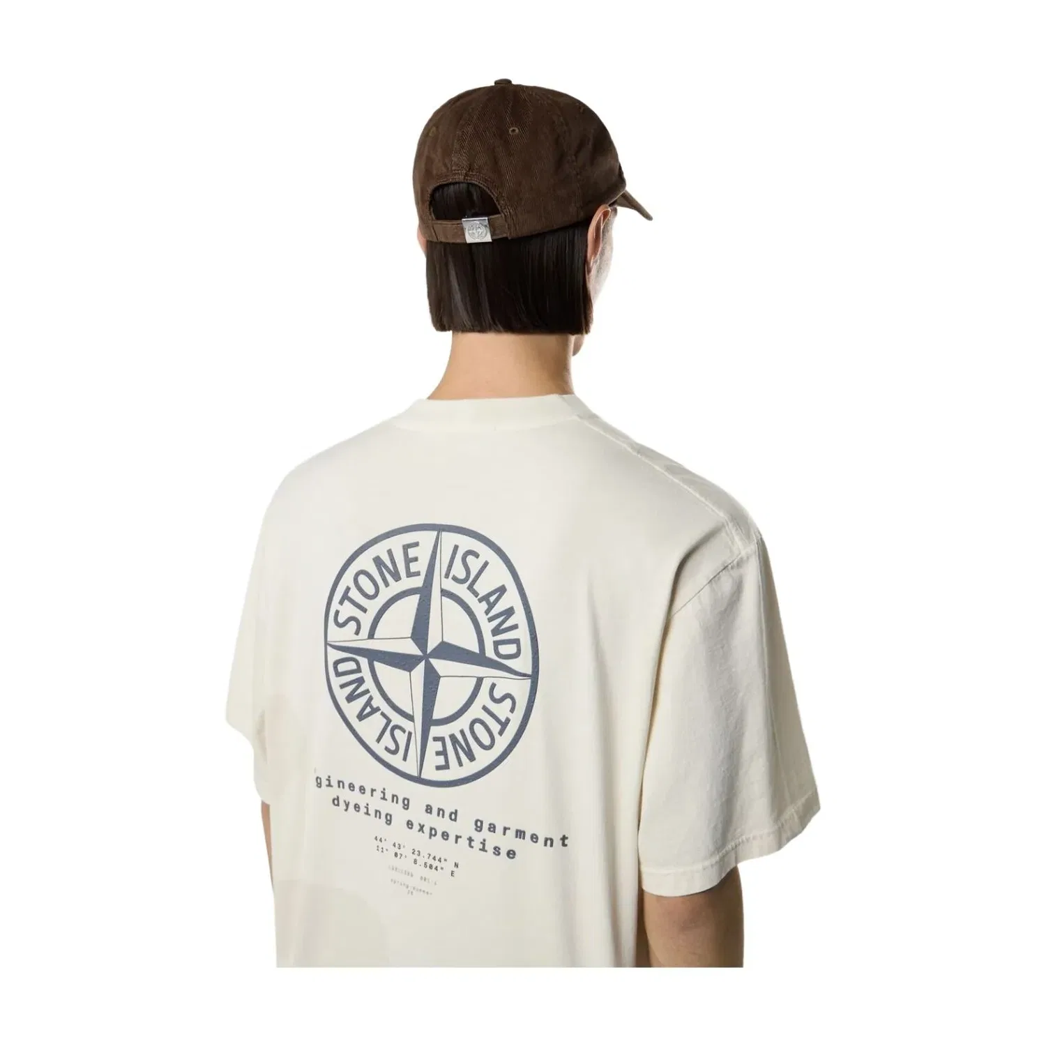 Футболка STONE ISLAND 2100002 Whirlwind Type, белый — фото 3