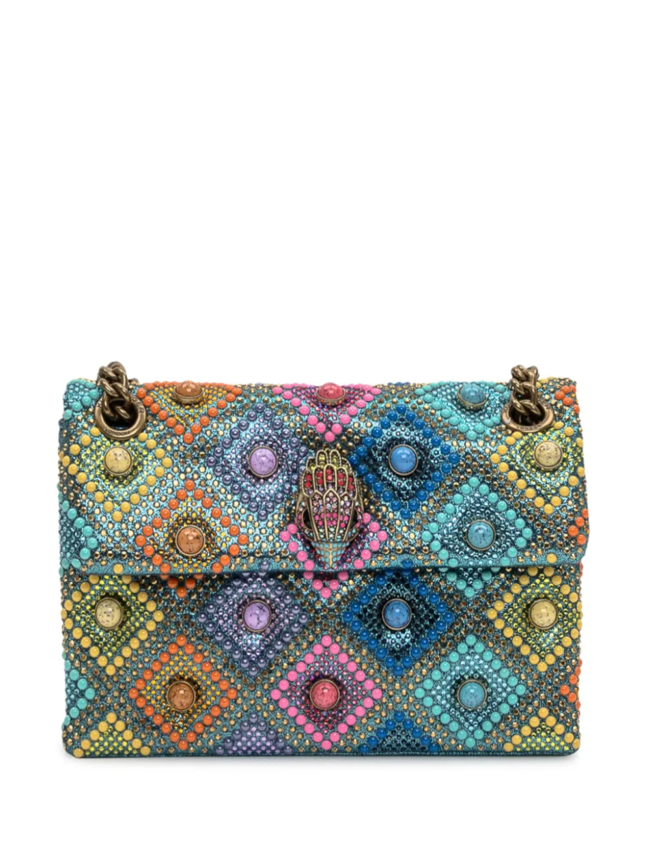 

Мини-сумка Kensington через плечо Kurt Geiger London, синий