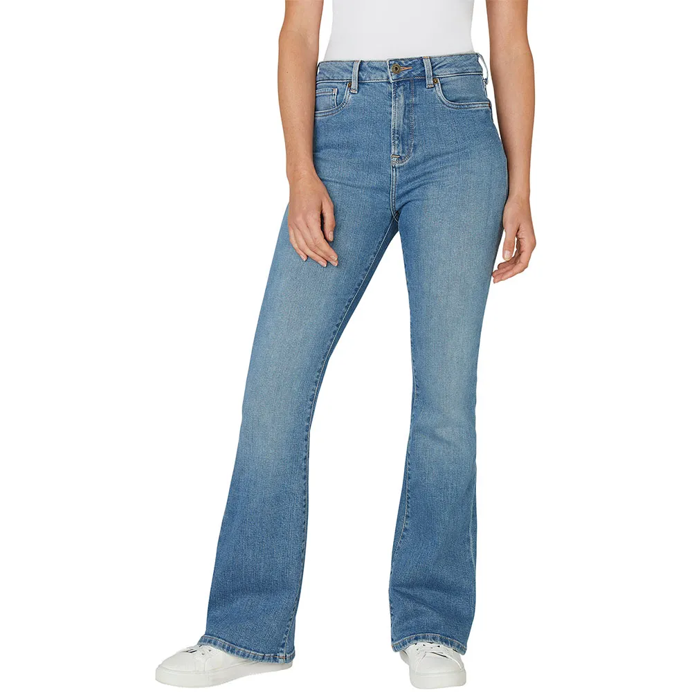 

Джинсы Pepe Flare Fit high waist, синий