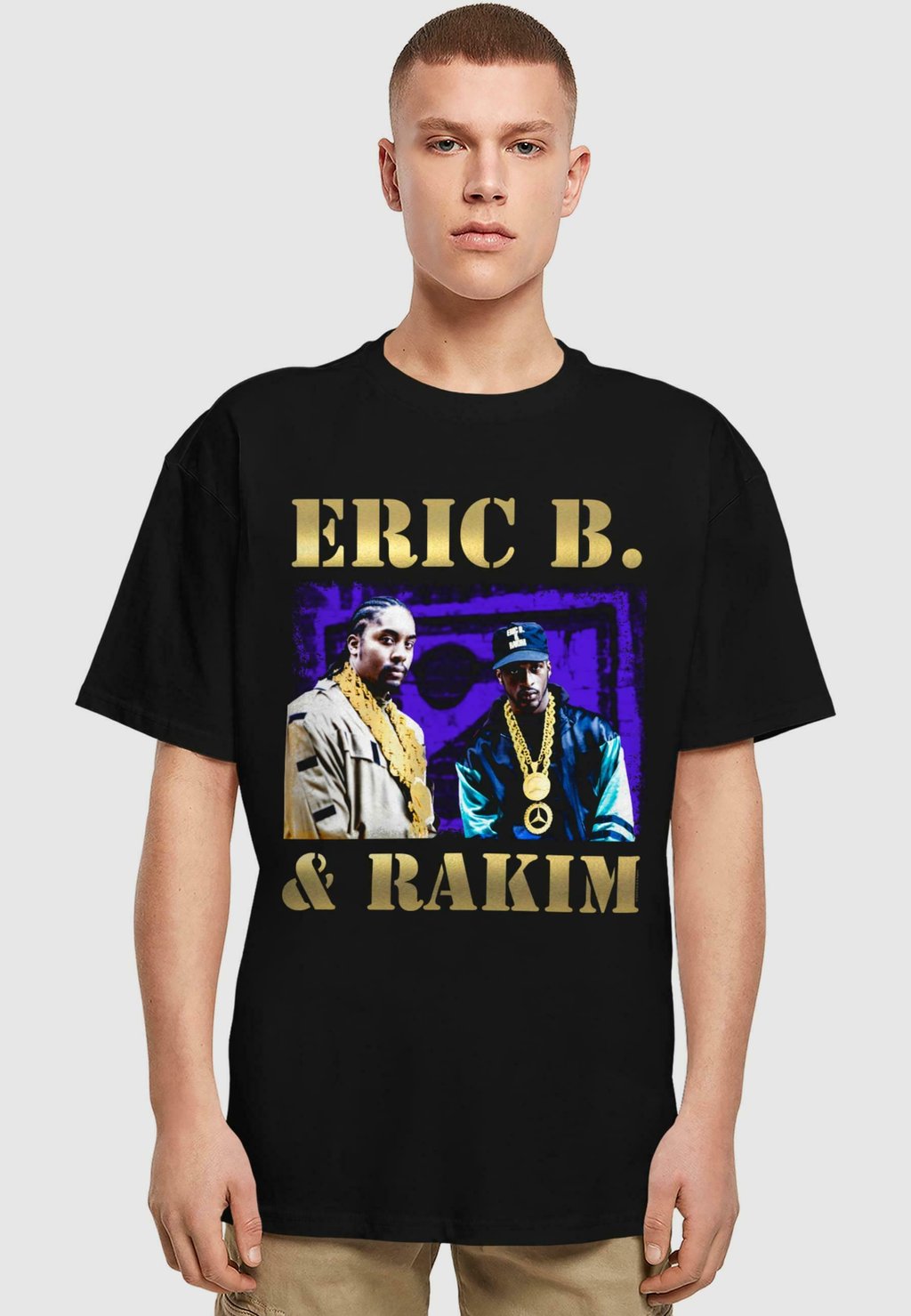 

Футболка с принтом ERIC B RAKIM GROUP HEAVY TEE Merchcode, черный