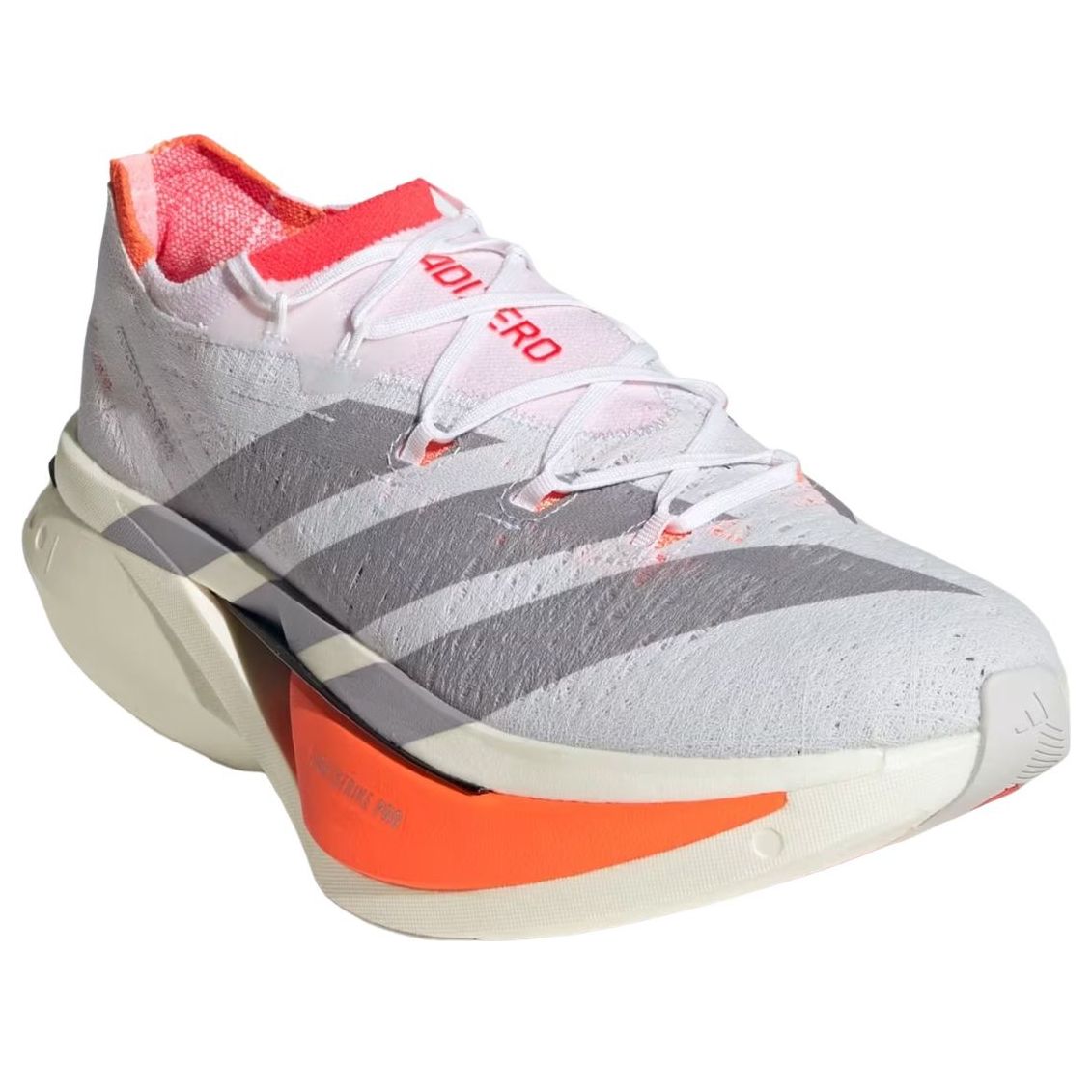 Adidas adizero Prime X3 Strung 'Cloud White Lucid Red' — фото 4