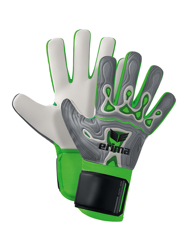 

Erima Вратарские перчатки "Flex-Ray New Talent" серо-зеленого цвета