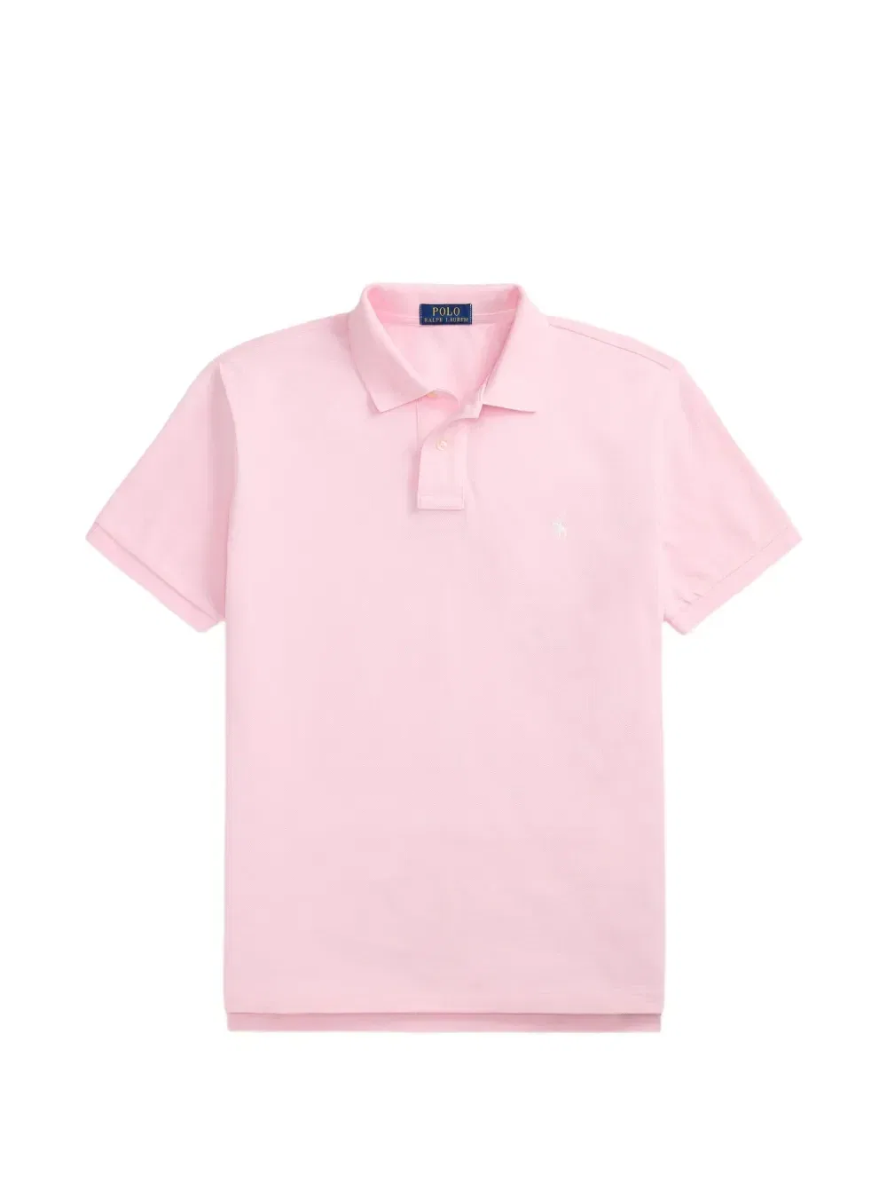 Поло из хлопковой сетки с изображением пони POLO RALPH LAUREN, розовый