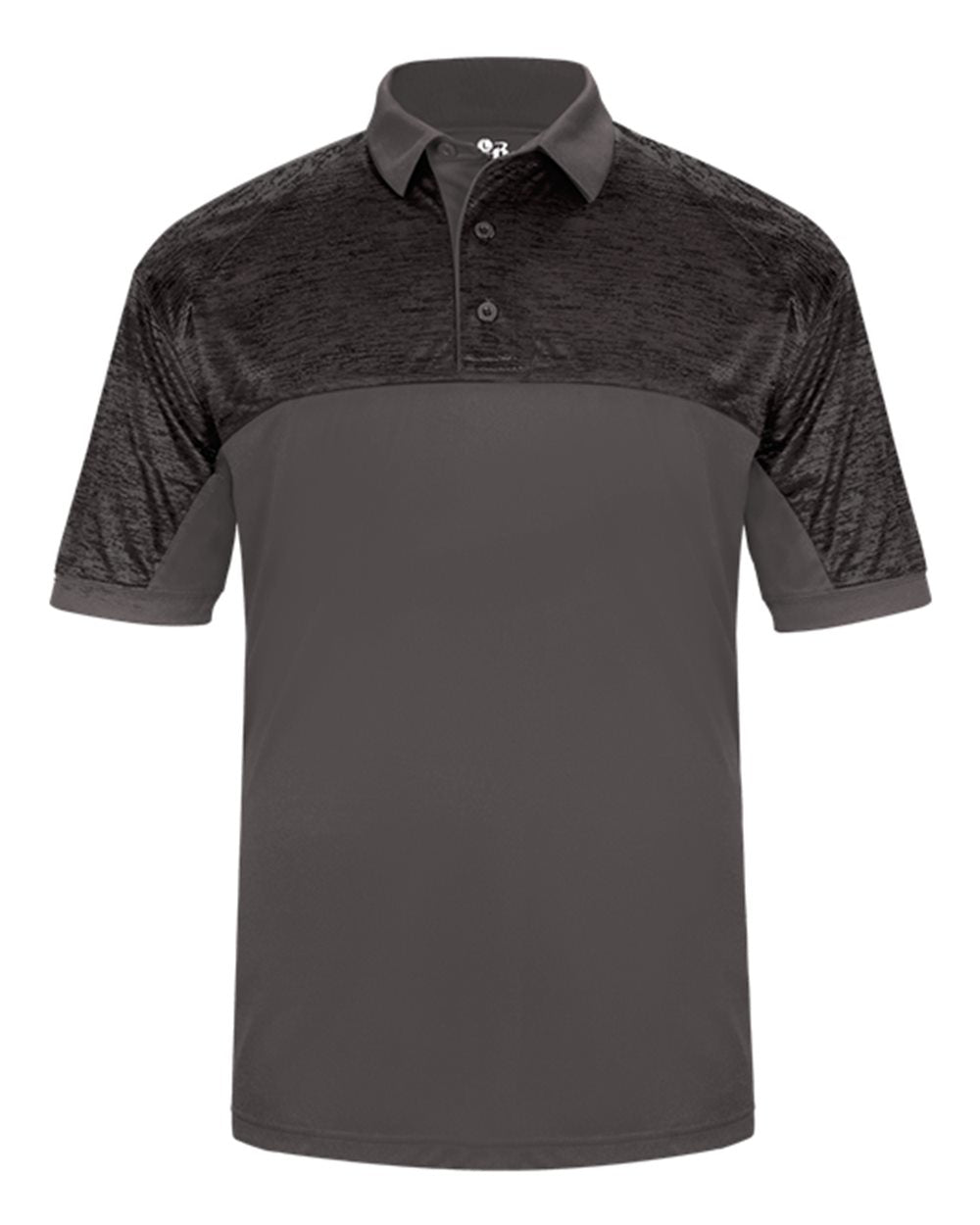 

Поло с тональным переходом Badger, цвет graphite/ black tonal blend