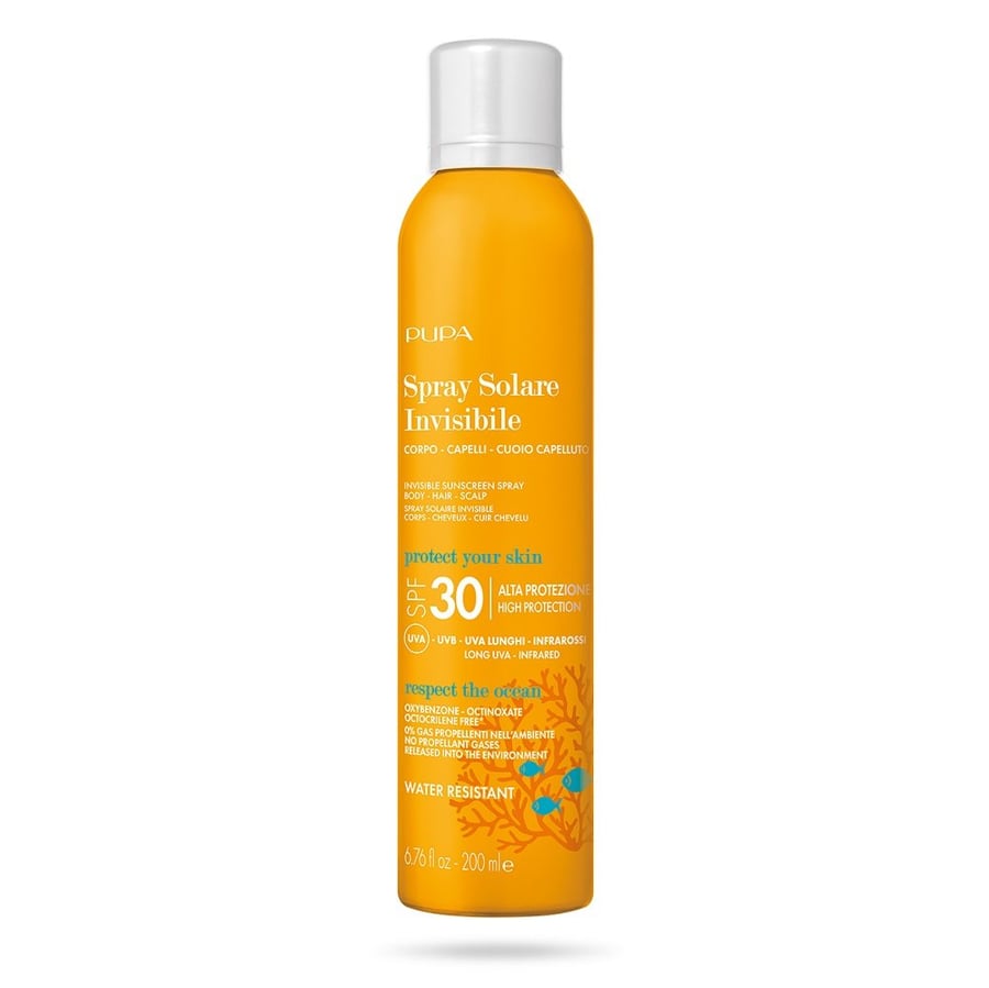 

Pupa Milano, Прозрачный солнцезащитный спрей SPF 30, 200 мл
