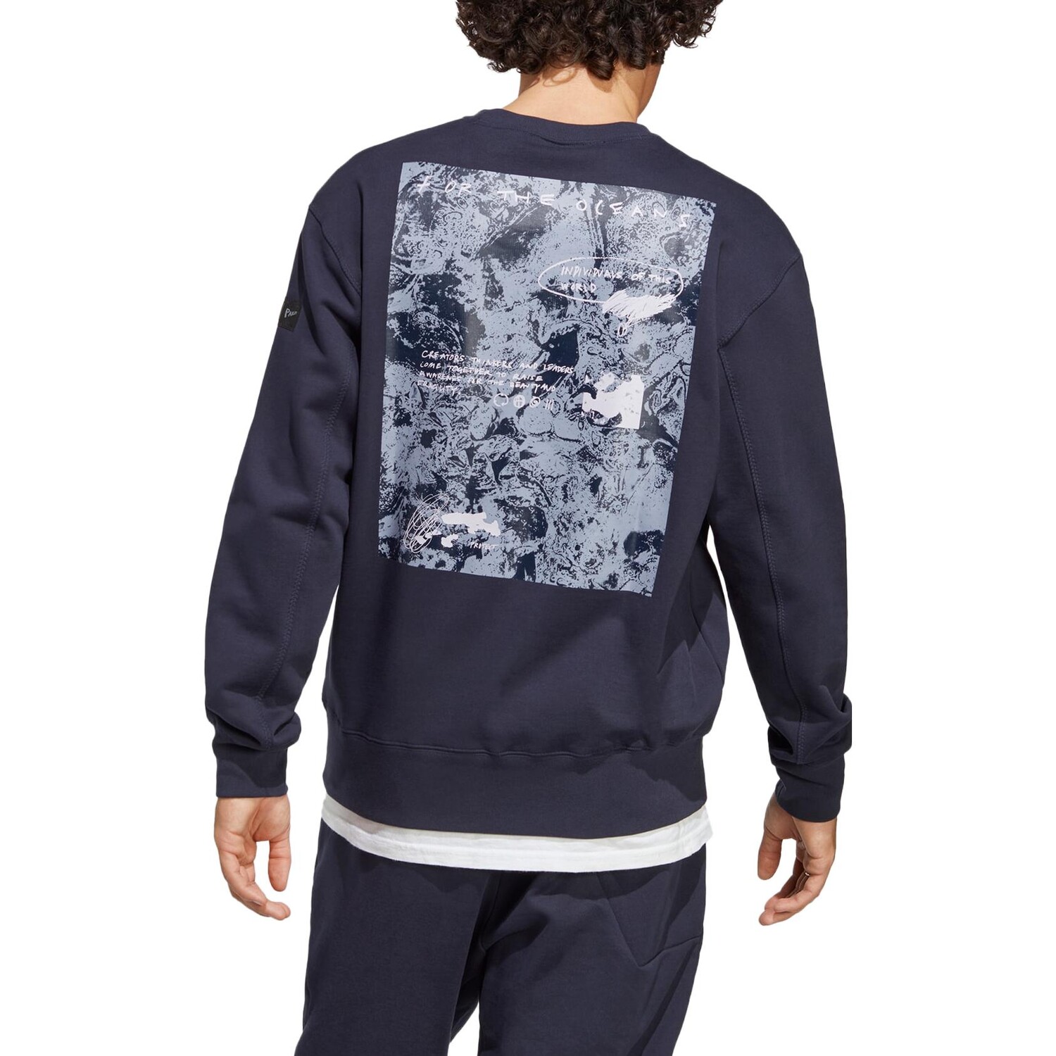 Толстовка унисекс Legend Ink Adidas, черный — фото 4