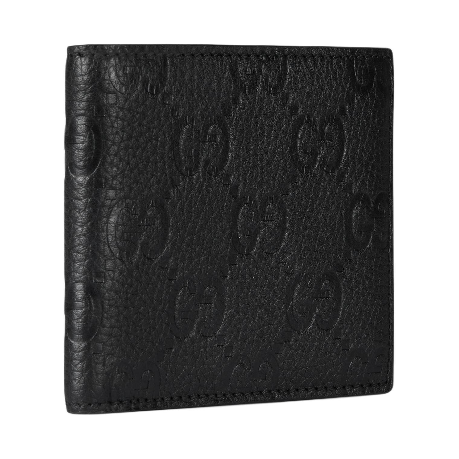 GUCCI Кожаный кошелек Regular Men's Black — фото 2